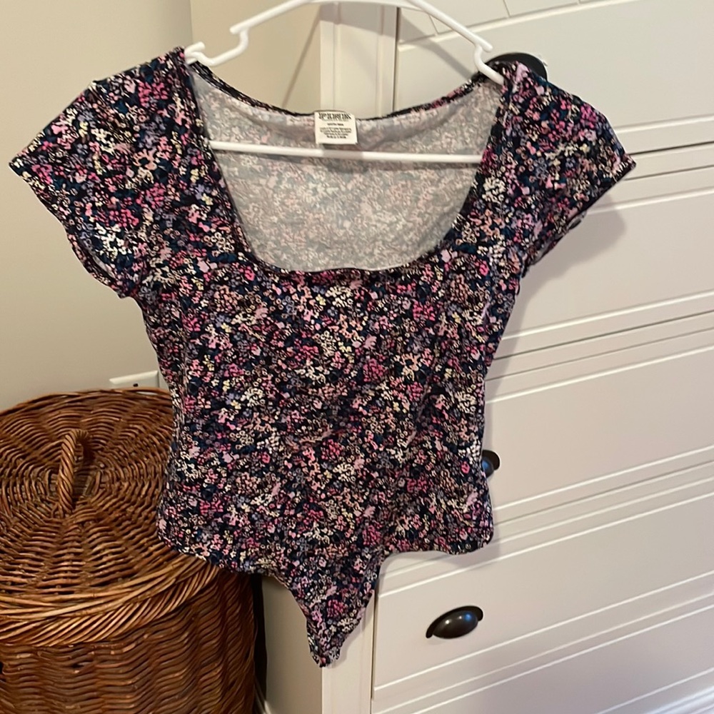VS Pink Floral Jumpsuit